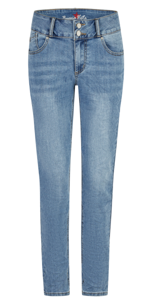 BUENA VISTA TUMMYLESS CROPPED mid denim 2512 B5827 369.6511 - Stretch Denim