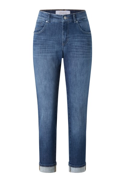 ANGELS DARLEEN CROP TU mid blue used 350 8109.3358 - MODERN CLASSICS