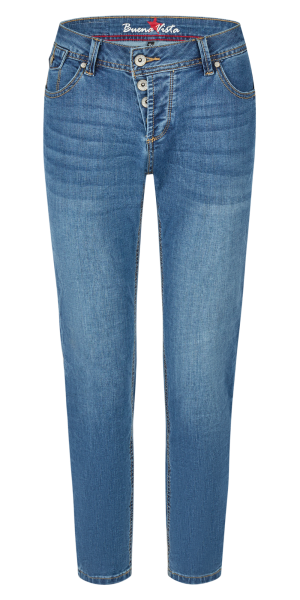 BUENA VISTA MALIBU CC 7/8 mid blue 2604 B5716 417.7414 - Stretch Denim