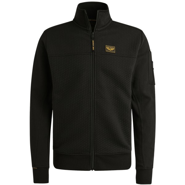 PME LEGEND Sweatjacke mit Zipper interlock cardigan black PSW2509436-999