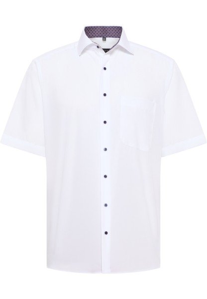ETERNA COMFORT FIT Kurzarm Hemd weiss popeline 1300-00-K149