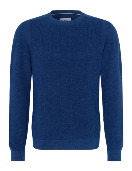 BRAX ROY Strickpullover Rundhals denim 70121900 21-2007-24