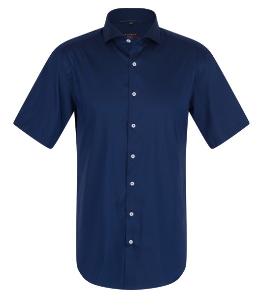 ETERNA MODERN FIT Performance Shirt Kurzarm Hemd marine twill 3377-19-C17V