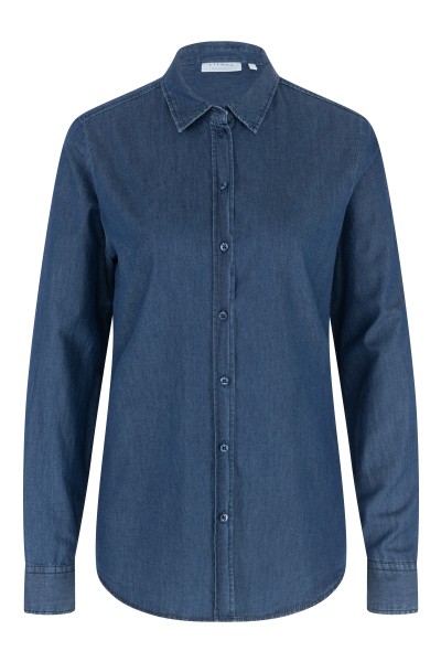 ETERNA REGULAR FIT Langarm Bluse dunkelblau 5512-17-D320