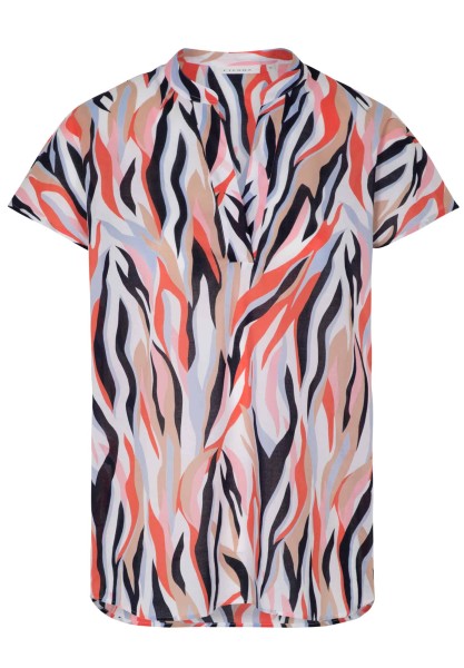 ETERNA CLASSIC FIT Kurzarm Bluse Tunika bunt gestreift 7042-55-H690