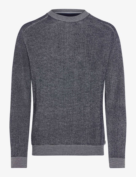 BRAX ROB Strickpullover Rundhals universe 70131400 27-3078-24