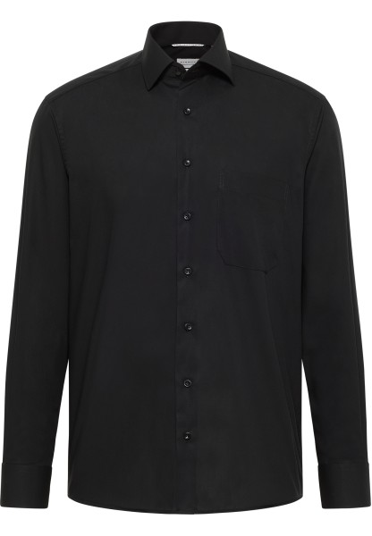 ETERNA COMFORT FIT Langarm Hemd popeline schwarz 1100-39-E19K
