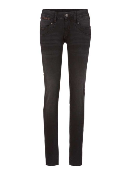 HERRLICHER PIPER SLIM REUSED DENIM BLACK carbon 5650-RD505-621