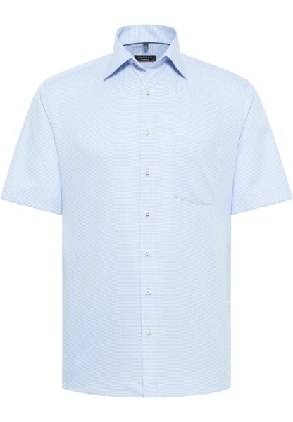 ETERNA MODERN FIT Kurzarm Hemd himmelblau panama 8038-11-C19P