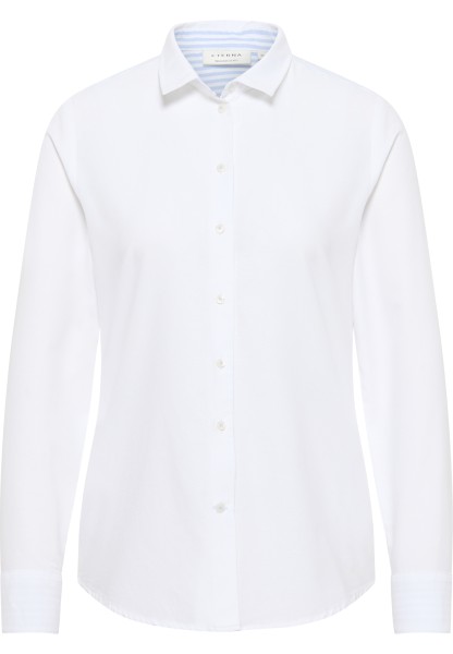 ETERNA REGULAR FIT Langarm Bluse weiß 5124-00-D935
