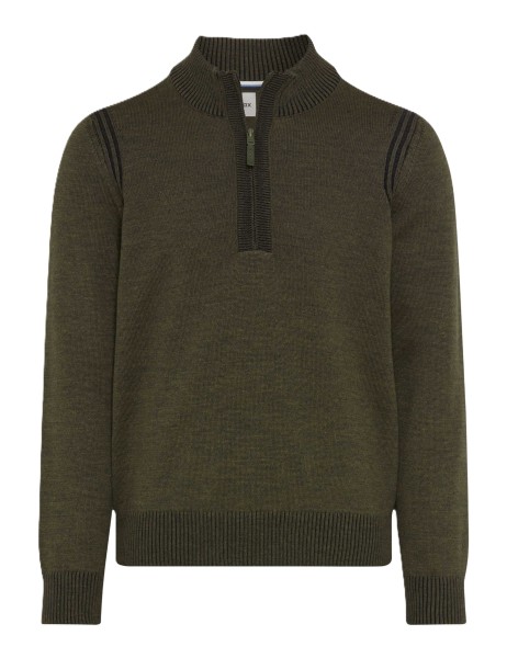 BRAX STEFFEN Langarm Pullover deep jungle 70130300 21-2067-30