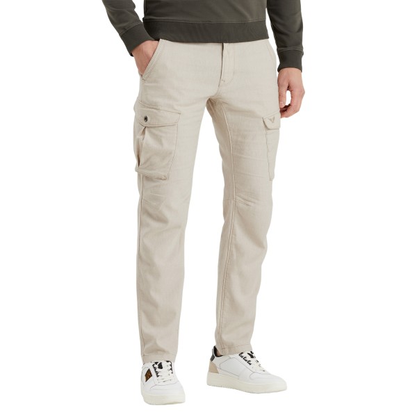 PME LEGEND JETHEED khaki PTR2504646-7029 - LINEN PANTS