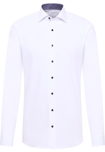 ETERNA SLIM FIT Performance Shirt Langarm Hemd weiss twill 4194-00-F140
