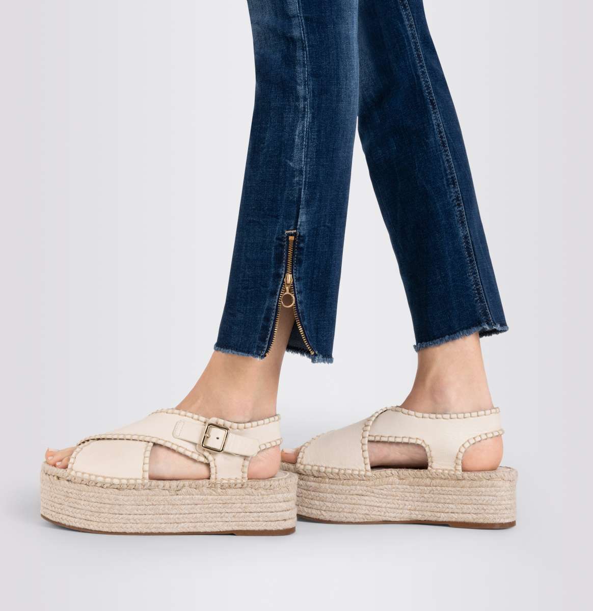 Mac Damen 5-Pocket Jeans, Slim Fit, Größe W34/L28, Farbe Fashion Rinsed, Aus Baumwolle & Recycelten Materialien