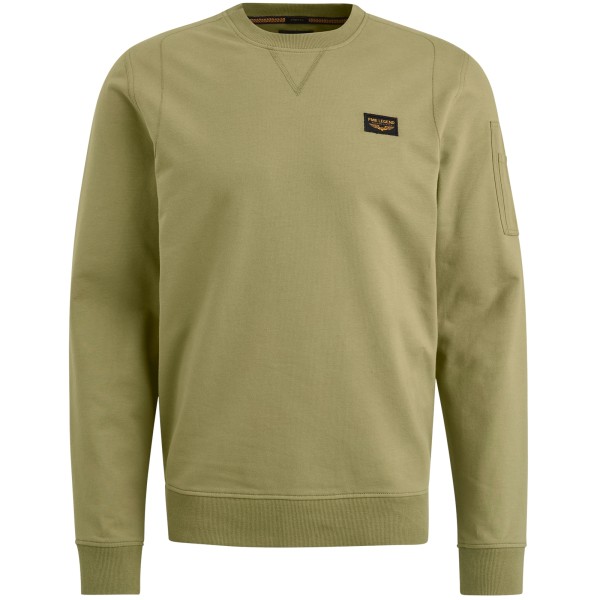 PME LEGEND Rundhals Pullover dried herb PLS2409499-6399