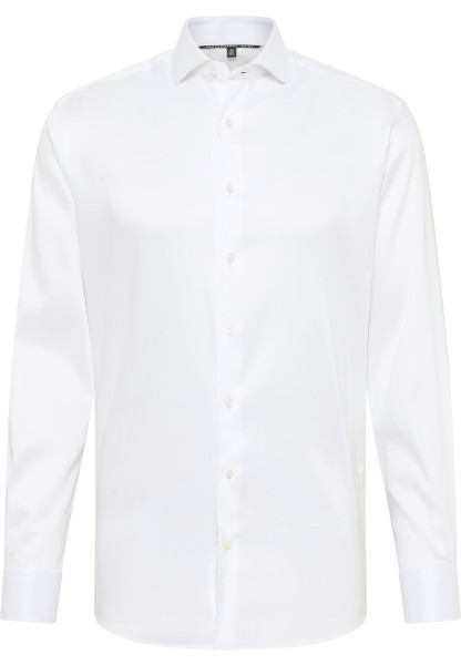 ETERNA MODERN FIT Performance Shirt Langarm Hemd weiß natté 4084-00-X17V