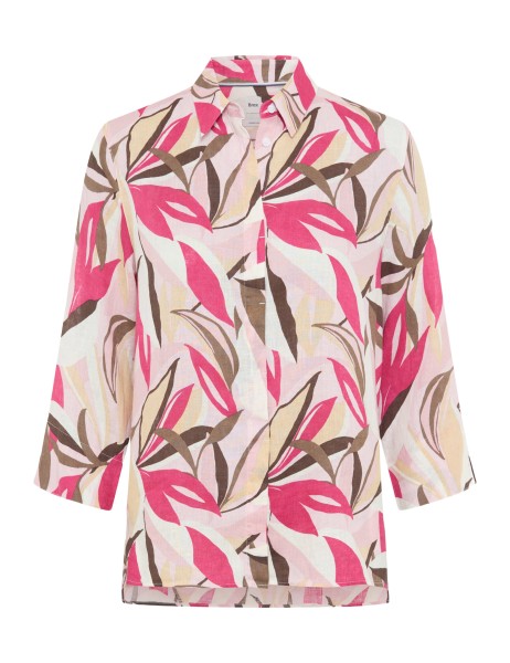BRAX VICKI 3/4 Bluse raspberry sorbet floral gemustert 94121400 94-0026-85