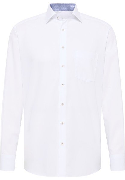 ETERNA MODERN FIT Langarm Hemd weiss popeline 1303-00-X15K