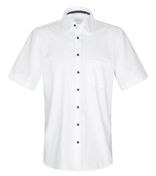 ETERNA COMFORT FIT Kurzarm Hemd weiss twill 1446-00-K181 - Dynamic Cotton