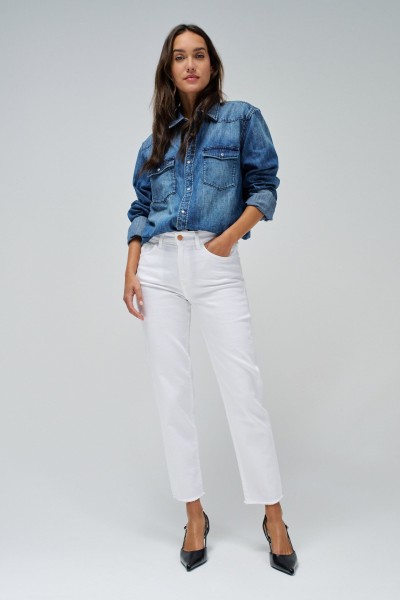 SALSA JEANS TRUE CROPPED white 21008063.001