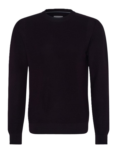 BRAX ROY Strickpullover Rundhals grape 70121900 21-2007-83