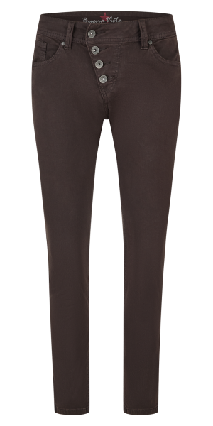 BUENA VISTA MALIBU CROPPED ebenholz B5826 4141.7321 - Stretch Twill