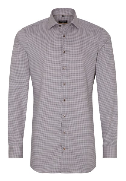 ETERNA SLIM FIT Langarm Hemd marine panama 8038-18-F170