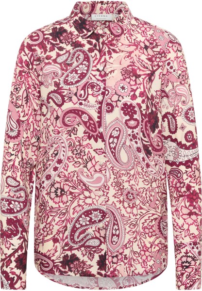 ETERNA REGULAR FIT Langarm Bluse floral gemustert 7877-53-D247