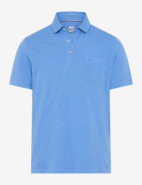 BRAX PAVO Poloshirt fresh blue 70440300 70-0061-13 - Cotton Slub