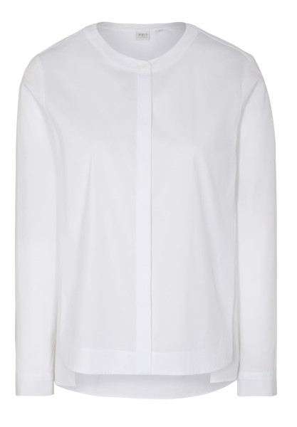 1863 by ETERNA CLASSIC FIT Langarm Bluse weiss stretch 5212-00-DP29