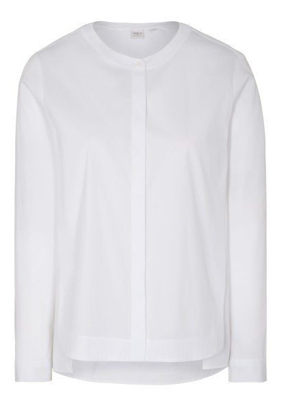 1863 by ETERNA CLASSIC FIT Langarm Bluse weiss stretch 5212-00-DP29
