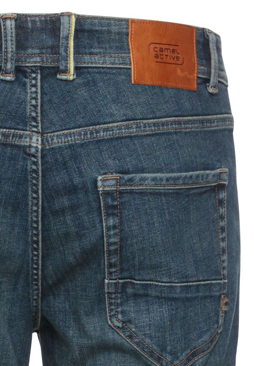 Camel Active Herren Jeans – Relaxed Fit, Used-Look, Mit Stretch, Für Urbanen Casual-Style