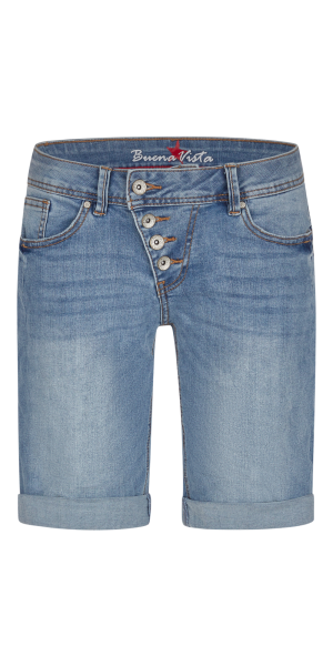 BUENA VISTA MALIBU SHORT light stone 2504 B5025 369.8442 - Stretch Denim