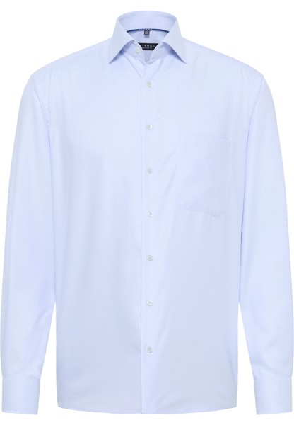 ETERNA COMFORT FIT Langarm hemd mittelblau twill 3116-12-E169