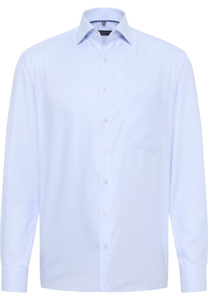 ETERNA COMFORT FIT Langarm hemd mittelblau twill 3116-12-E169