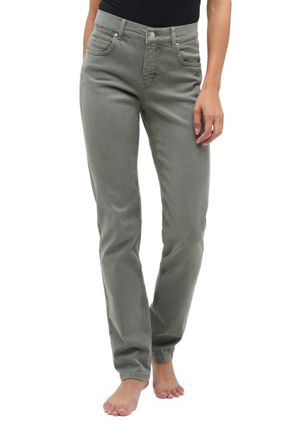 ANGELS JEANS CICI past olive used 188 3400.5285 - COLORED DENIM
