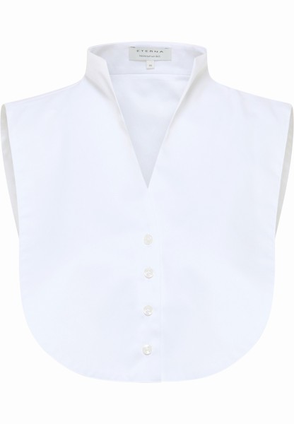 ETERNA EINSTECKKRAGEN BLUSE Kelchkragen weiß 5585-00-A323
