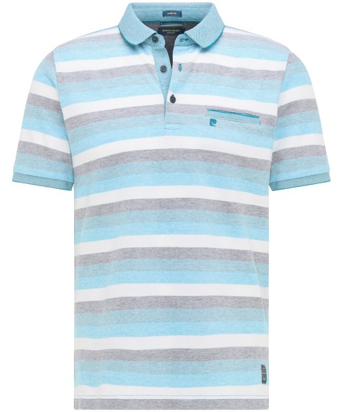 PIERRE CARDIN POLOSHIRT Kentkragen ice blue 52384 11256.6608 - AIRTOUCH