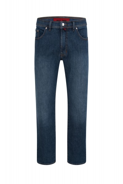 PIERRE CARDIN DIJON medium rinsed blue 3231 7011.13 - PREMIUM INDIGO