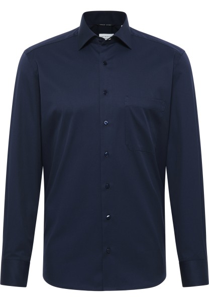ETERNA COMFORT FIT COVER SHIRT Langarm Hemd marine twill 8817-19-E19K