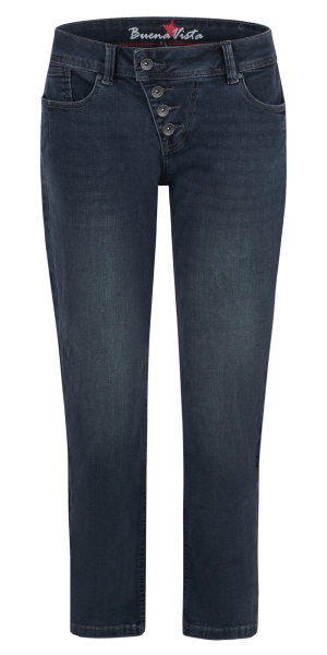 BUENA VISTA MALIBU STRAIGHT 7/8 granite denim 2410 B5447 313.4493 - Stretch Denim