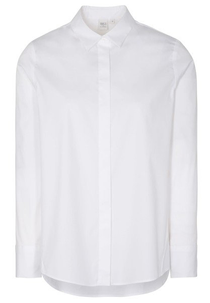 1863 by ETERNA CLASSIC FIT Langarm Bluse weiss popeline 5212-00-DP40