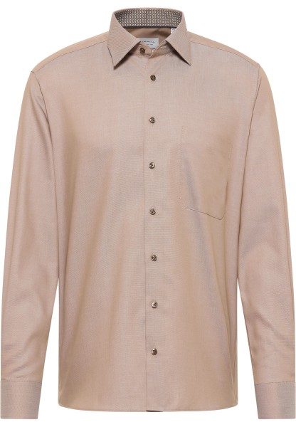 ETERNA COMFORT FIT Langarm Hemd beige schusslancé 1007-23-E141