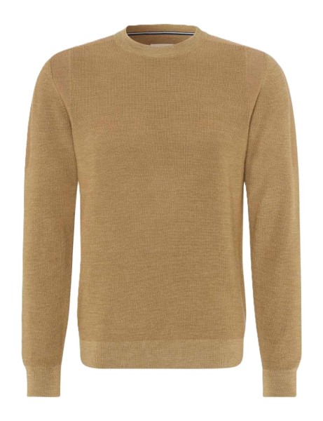 BRAX ROY Strickpullover Rundhals camel 70121900 21-2007-57