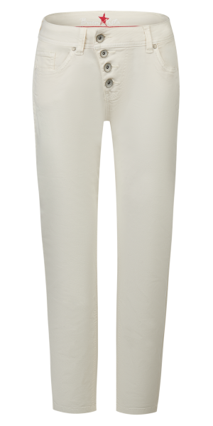 BUENA VISTA MALIBU CROPPED ecru 2603 B5826 4219.4268 - Summer Twill