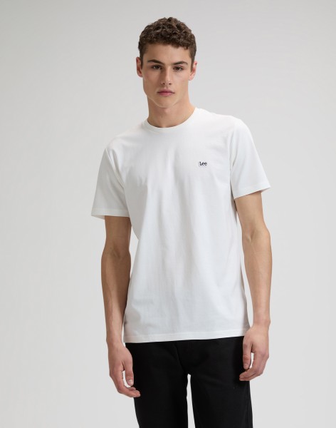 LEE SS PATCH LOGO TEE T-Shirt white 112376605