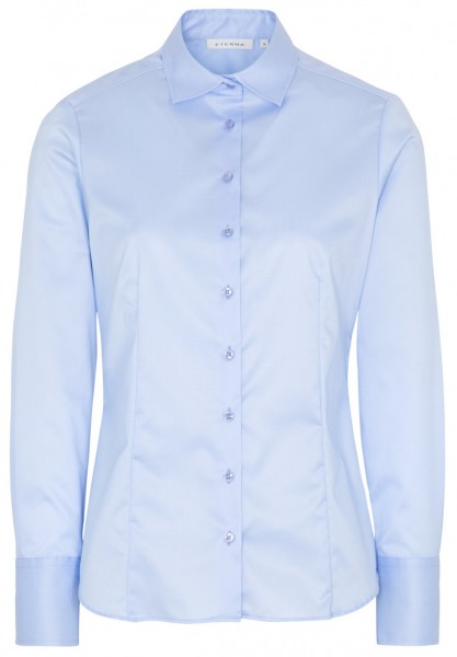 ETERNA MODERN CLASSIC COVER SHIRT Langarm Bluse hellblau 5008-10-D708
