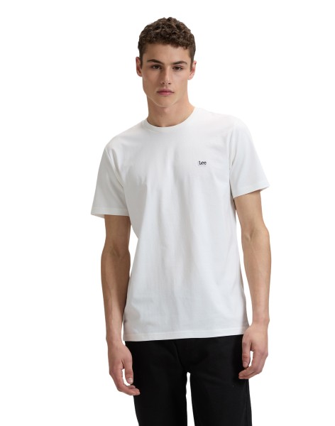 LEE SS PATCH LOGO TEE T-Shirt white 112376605
