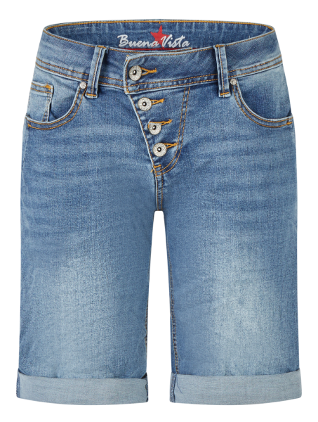 BUENA VISTA MALIBU SHORT bright denim BV B5025 410.4478 - Stretch Denim