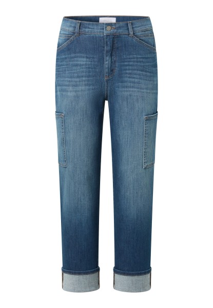 ANGELS LIBERTA CARGO BAGGY mid blue used 350 3883.3358 - WEST COAST DENIM
